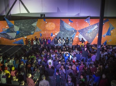 The finals for the 2020 CEC Open Boulder Nationals were held Sunday at Altitude climbing gym in Kanata.