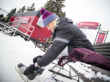 Sara Wicks got out to the Rideau Canal Skateway for opening day of the 50th season Saturday, January 18, 2020.