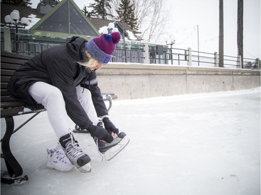 Sara Wicks got out to the Rideau Canal Skateway for opening day of the 50th season Saturday, January 18, 2020.