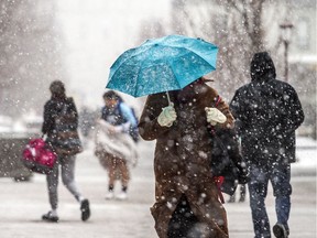 People hustle through the University of Ottawa campus on Saturday afternoon.