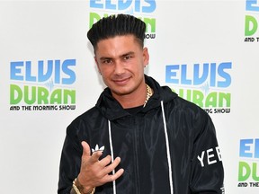 Paul "Pauly D" DelVecchio visits "The Elvis Duran Z100 Morning Show" at Z100 Studio on April 5, 2018 in New York City.