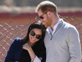 FILE: The former Duke and Duchess of Sussex.