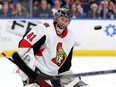 Ottawa Senators goaltender Craig Anderson (41) looks to make a save during the second period against the Buffalo Sabres at KeyBank Center.