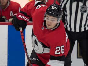 Ottawa Senators defenceman Erik Brannstrom.