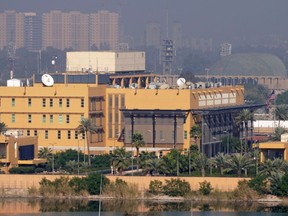 A general view of the U.S. Embassy at the Green zone in Baghdad, Iraq January 7, 2020.