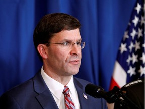 Defense Secretary Mark Esper.