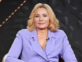 Kim Cattrall at the Winter TCA Press Tour.