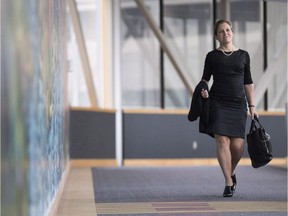 FILE:  Chrystia Freeland arrives for a cabinet retreat in London, Ontario on Thursday, January 11, 2018. THE CANADIAN PRESS/Geoff Robins