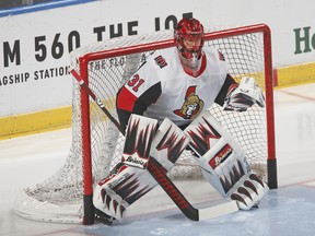 Injured Senators goaltender Anders Nilsson hasn’t played since losing 6-1 to the Florida Panthers on Dec. 16.