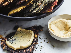 Seeded Crackers from Whole Food Cooking Every Day.