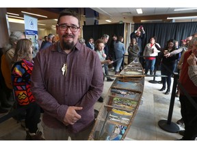 Artist Kaajuk Kablalik poses for a photo at the The Ottawa Hospital General campus Thursday Jan 23, 2020.