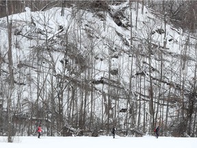 A woman cross-country skis in Gatineau Park on Tuesday. The 42nd Gatineau Loppet events will take place in the area on Feb. 15-16.