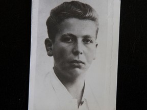 Paul Herczeg in a photo taken three months after he was liberated from the Muhldorf slave labour camp. Herczeg is a survivor of Auschwitz and the Muhldorf camp. He barely escaped death a few times and was liberated April 30, 1945.
