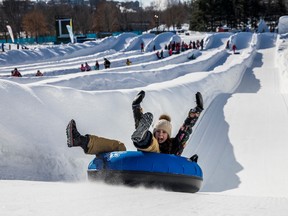 Massive snow slides for tubing, fun games and exciting activities make Gatineau’s Snowflake Kingdom the perfect destination for families.