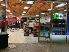 A van drove into the Circle K on Stonehaven in Kanata on Jan. 10, 2020. Photo by Sandra Kearney Downs