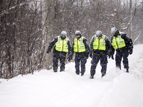 Emergency services officers