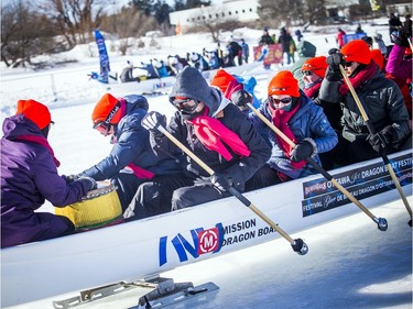 The Ottawa Ice Dragon Boat Festival was held Saturday, February 8, 2020, along the Rideau Canal at Dow's Lake. The sold-out 2nd IIDBF World Ice Dragon Boat Festival had competitors from all around the world, including; China, England, India, Iran, Ireland, Japan, New Zealand, United States and Canada.