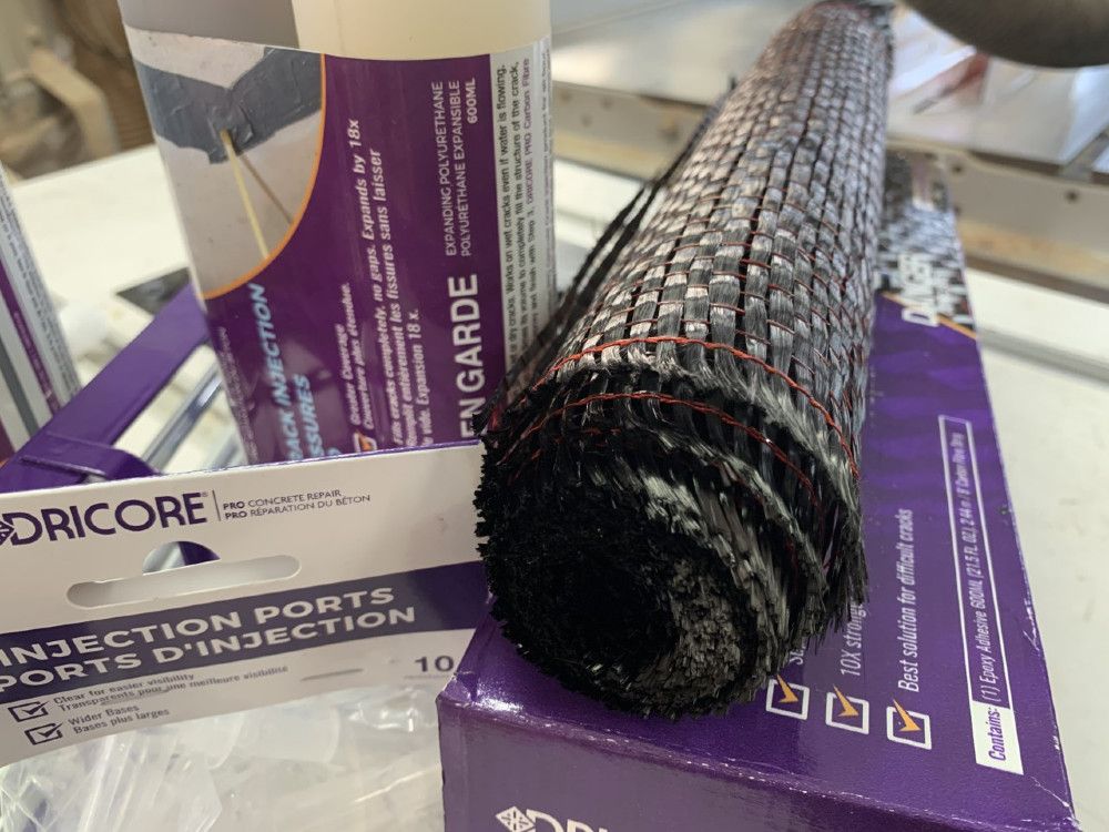 HouseWorks Reinforced basement crack repair better than injection