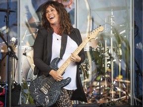 Alanis Morissette performs at the New Orleans Jazz and Heritage Festival on Thursday, April 25, 2019, in New Orleans.