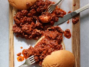 For these Sloppy Joes, Julie Van Rosendaal suggests adding a small handful of split red lentils to the sauce as it simmers.