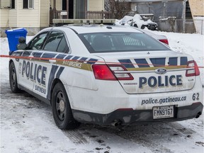 A file photo of a Gatineau police vehicle.