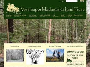 Screen grab from the Mississippi Madawaska Land Trust