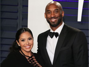 (FILES) In this file photo taken on February 24, 2019 US basketball player Kobe Bryant and wife Vanessa Laine Bryant attend the 2019 Vanity Fair Oscar Party following the 91st Academy Awards at The Wallis Annenberg Center for the Performing Arts in Beverly Hills. - Vanessa Bryant spoke out for the first time since her husband Kobe Bryant and daughter Gianna were killed in a helicopter crash, saying on January 29, 2020 that the family is "completely devastated" by the tragedy that also killed seven others.