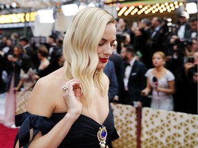 Margot Robbie in Chanel walks on the red carpet during the Oscars arrivals at the 92nd Academy Awards in Hollywood, Los Angeles, California, U.S., February 9, 2020.