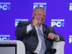 File photo/ Premier Doug Ford during the Ontario PC Convention in Toronto, Ont. on Sunday November 18, 2018.
