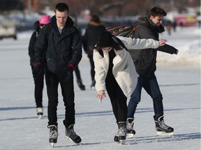 The Rideau Canal Skateway can be a dangerous place. Falls result in numerous injuries every winter.