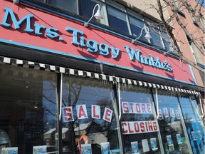 The Westboro location of Mrs. Tiggy Winkle’s posted a Facebook notice Friday to announce that it would be closing.