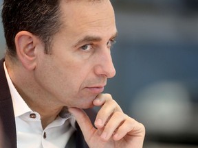 OC Transpo boss John Manconi during a transit meeting at city hall In Ottawa on Wednesday.