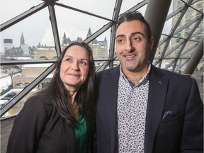 Ali Shafaee, Executive Director, DNA Live and Tanya Desjardins-Lalonde, Make-A-Wish Eastern Ontario, CEO on hand at the Shaw Centre to announce the Crave Food & Wine Festival taking place between April 4-5, 2020 at the Shaw Centre.