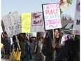 People take part annually in International Women's Day marches across Canada each year.