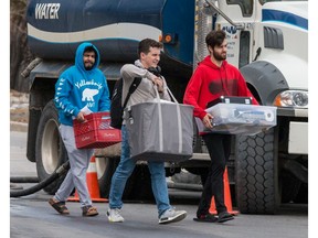 Students in residence at Carleton University pack up and leave due to the COVID-19 outbreak.