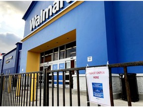 A Walmart store in Brockville.