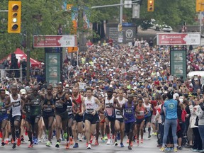 A field of 3,519 runners leave the start area for last year's Scotiabank Ottawa Marathon. Nearly 30,000 people registered for the various Tamarack Ottawa Race Weekend events on May 25-26, 2019.