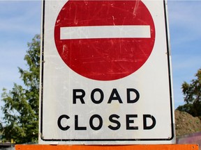 Highway 417 will be closed in both directions near Nicholas starting Saturday at 6 p.m.