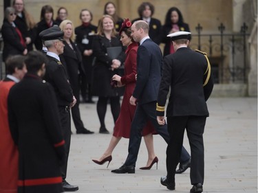 LONDON, ENGLAND - MARCH 09: Prince William, Duke of Cambridge and Catherine, Duchess of Cambridge attend the Commonwealth Day Service 2020 at Westminster Abbey on March 09, 2020 in London, England. The Commonwealth represents 2.4 billion people and 54 countries, working in collaboration towards shared economic, environmental, social and democratic goals.