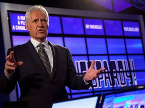 Host of Jeopardy! Alex Trebek.