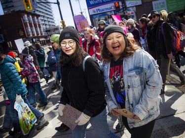 The 4th Annual Ottawa Women's March made its way from Parliament Hill to Ottawa City Hall, protesting oppression and discrimination in Ottawa, Canada and Globally.