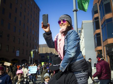 The 4th Annual Ottawa Women's March made its way from Parliament Hill to Ottawa City Hall.