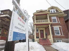 A home for sale on Fourth Ave in the Glebe Photo by Wayne Cuddington / Postmedia