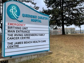 As of Friday morning, it was unclear whether the data breach extended beyond patients of Queensway Carleton Hospital.