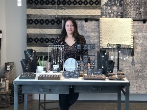 Alyssa Spaxman, the jewelry maker whose business is Strut Jewelry.