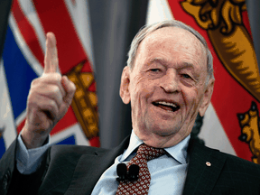 Former prime minister Jean Chretien speaks at an event in Ottawa, on March 3, 2020.