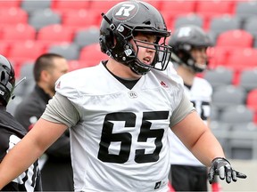 Mark Korte was last year's starting left tackle. There's a chance he moves this season.