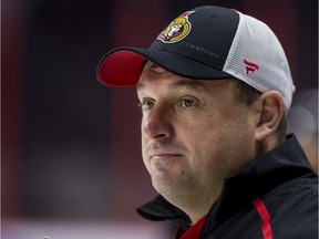 Ottawa Senators head coach D.J. Smith