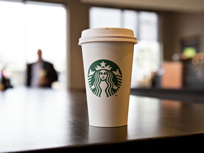 Starbucks is pausing personal cup use and serving drinks in in-store mugs.