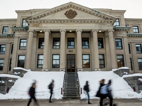 Tabaret Hall at the University of Ottawa in early February.